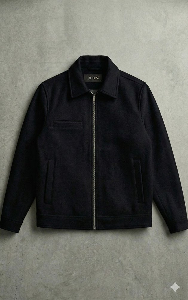 diffuse wool jacket