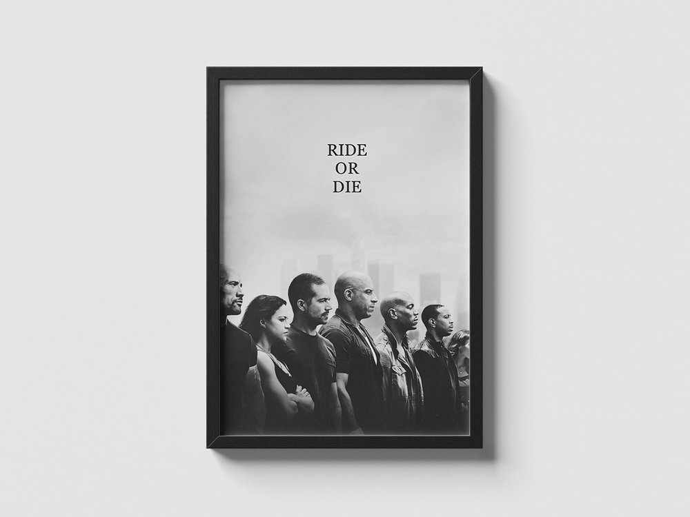 Fast n Furious 'ride or die' poster thumbnail 2