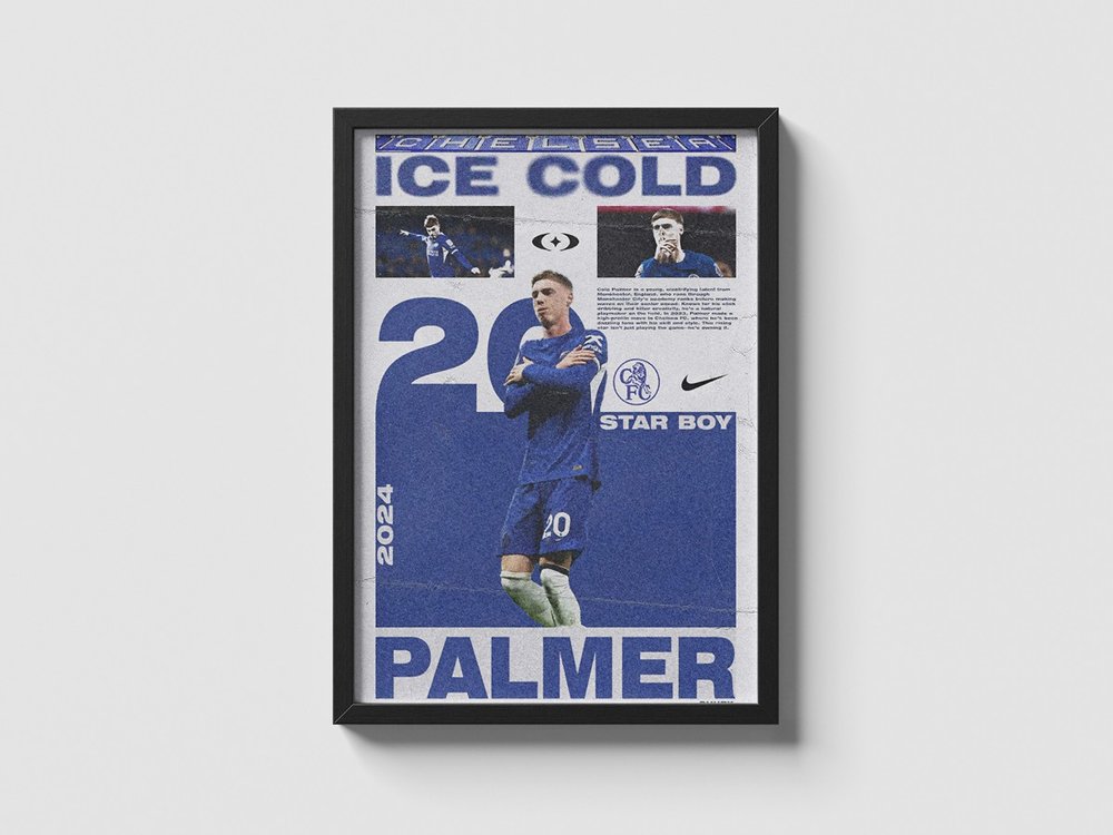 Cole Palmer 'ice cold' poster thumbnail 2