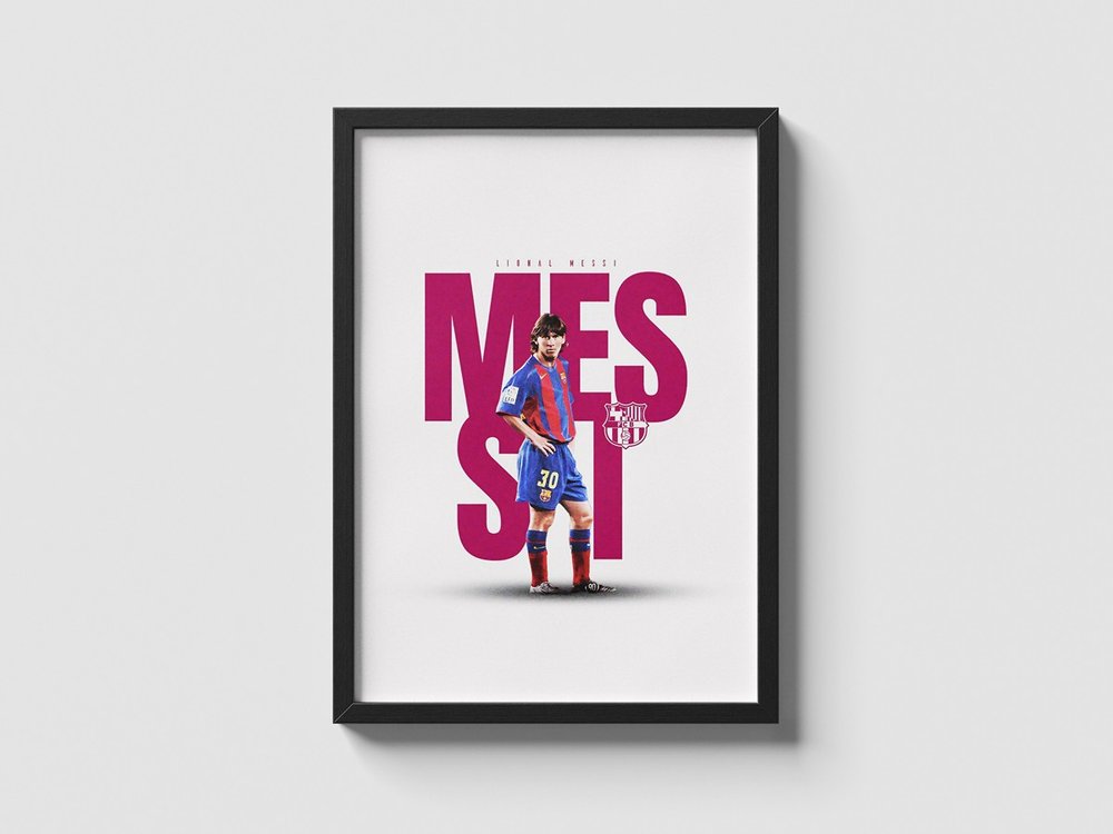 Lionel Messi 'barcelona' poster thumbnail 2