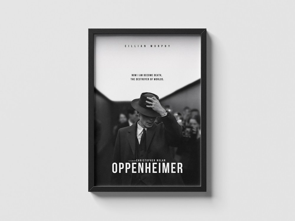 Oppenheimer 'now i become death' poster thumbnail 2