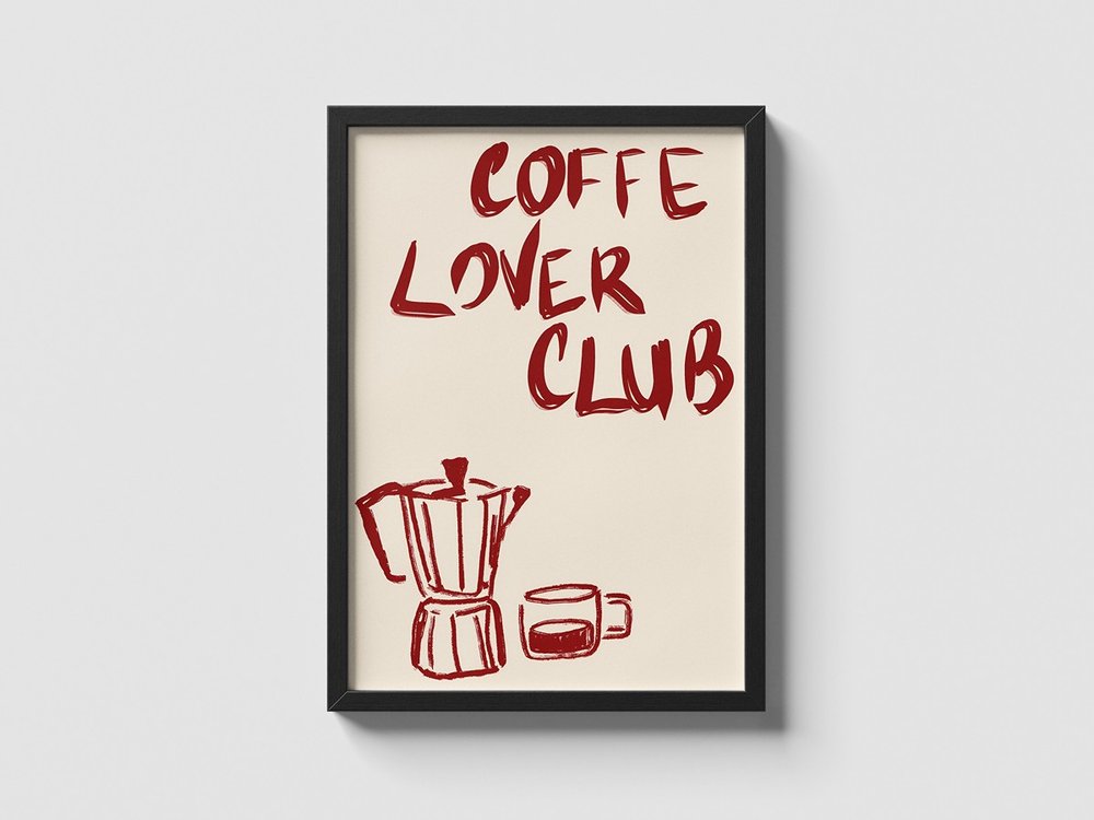 Coffe lover club poster thumbnail 2