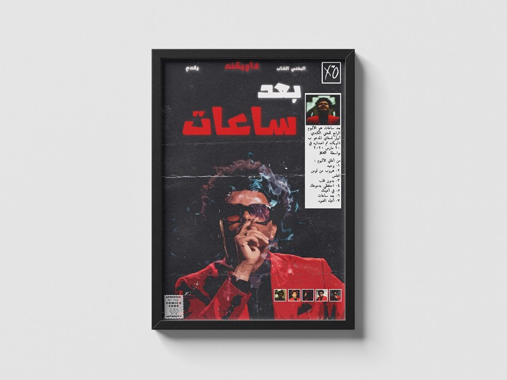 the weeknd 'after hours' poster thumbnail 2