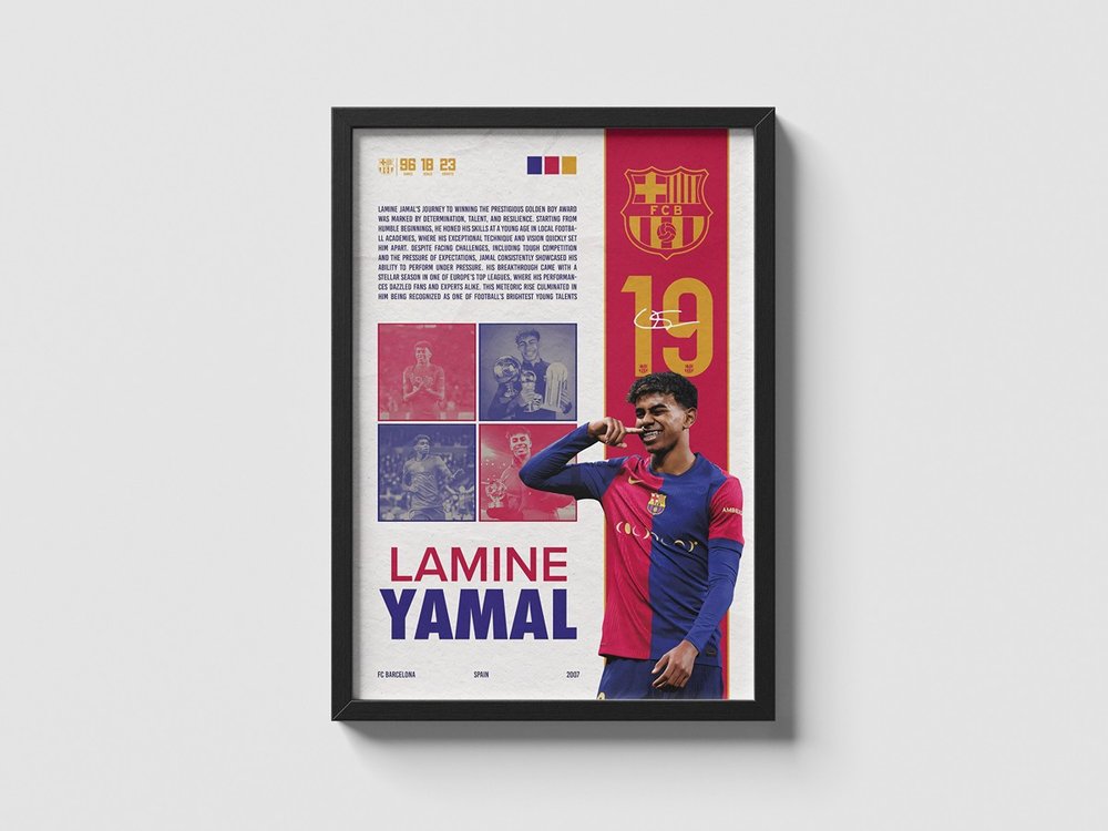 Lamine Yamal 'y19' poster thumbnail 2