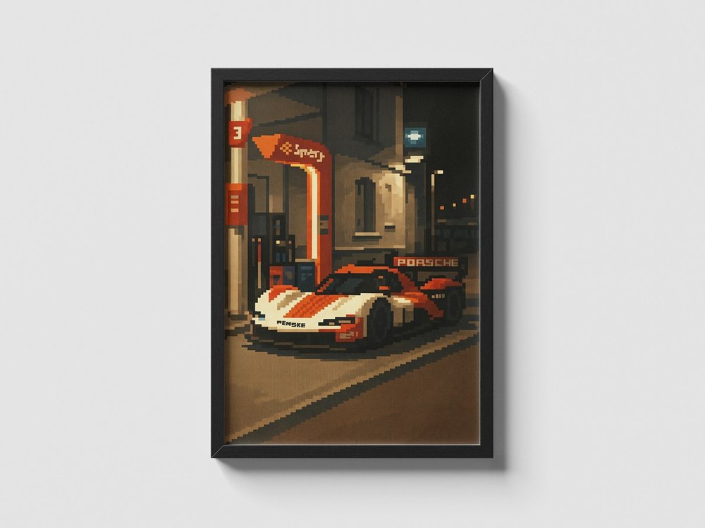 Porsche 'pixel' poster thumbnail 2