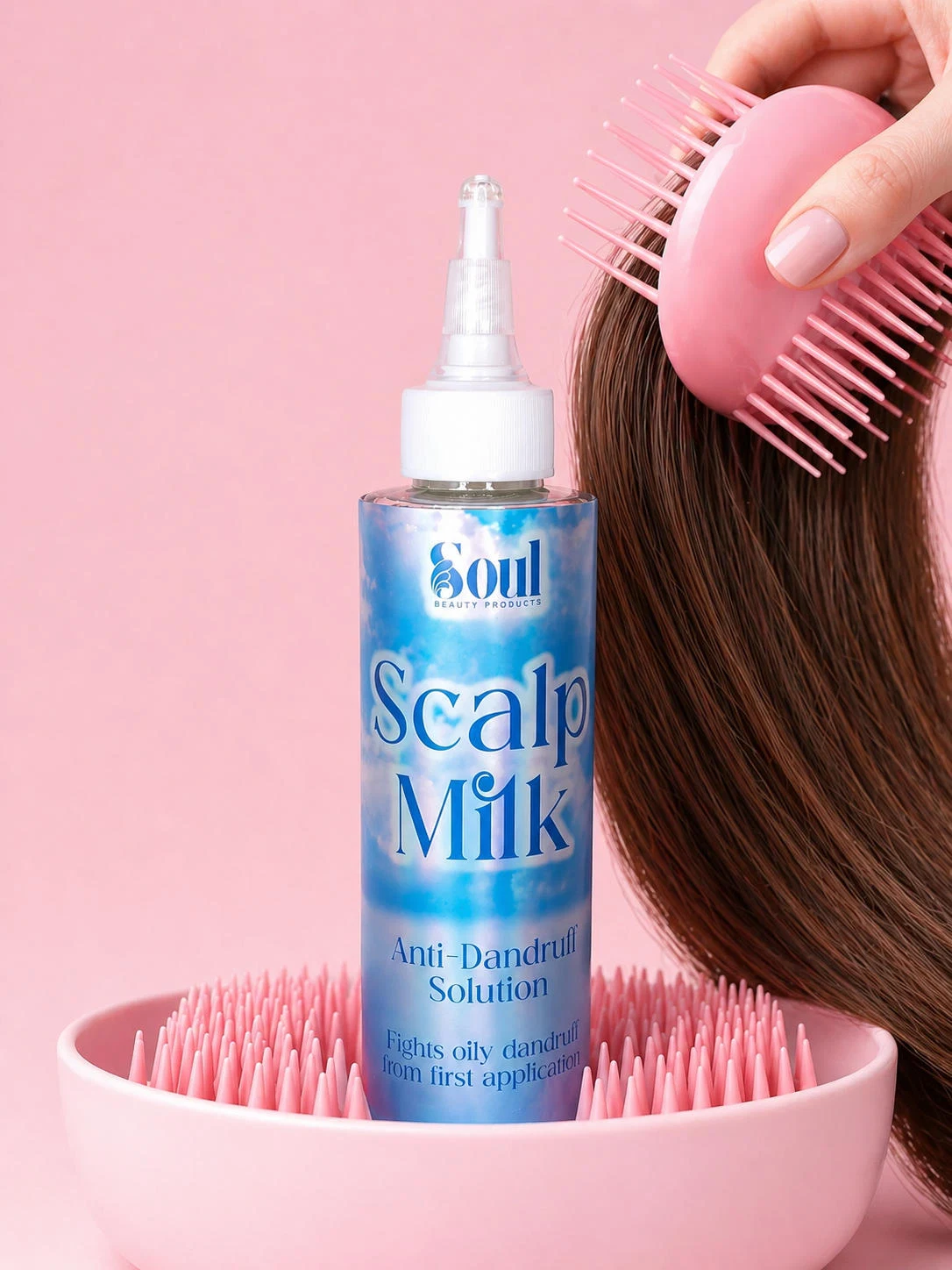 scalp milk for oily dandruff - محلول علاج القشرة الدهنية
