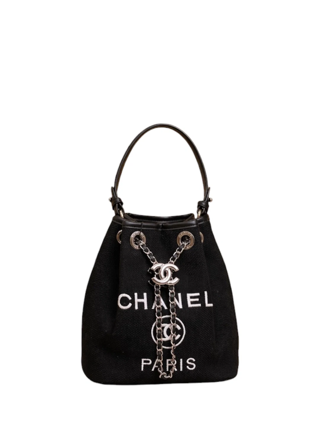 chanel deauville in black