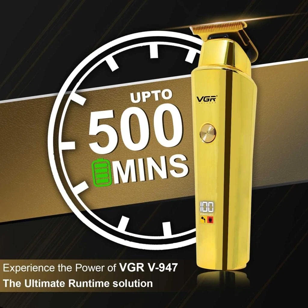 ماكينة VGR للشعر والدقن – V-947 بشفرات ستانلس بطارية 2000 مللي thumbnail 3