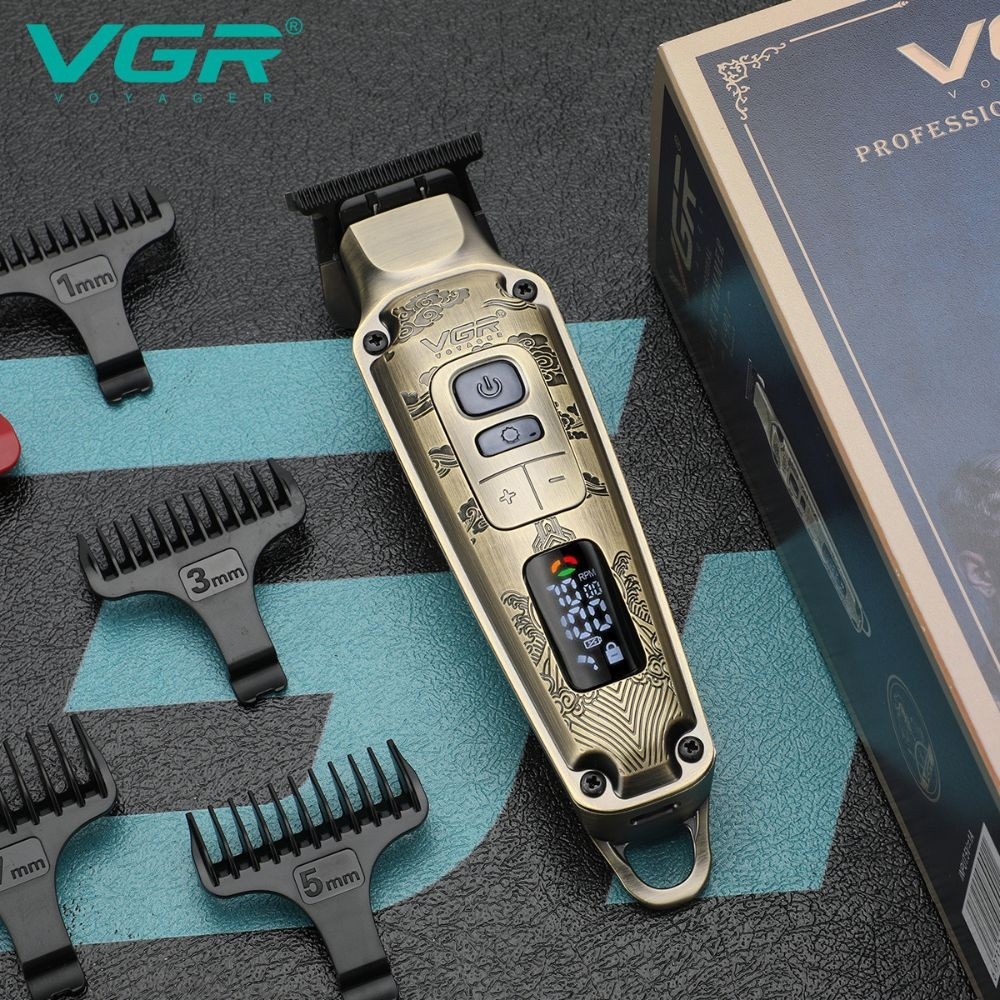 ماكينه حلاقه معدن من vgr-901، شحن وشاشة ليد thumbnail 4