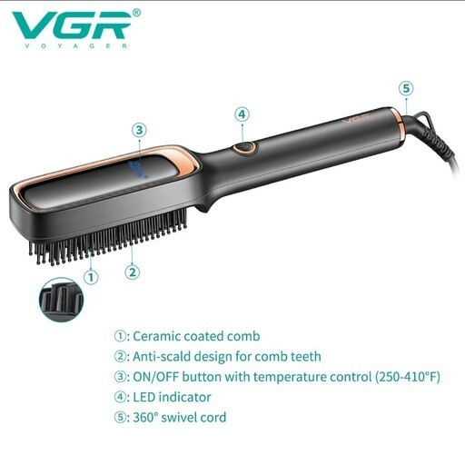 فرشاة الشعر الحرارية vgr v-560 ✨ thumbnail 4