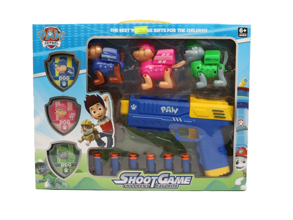 طقم مسدس ومجموعه paw patrol thumbnail 3