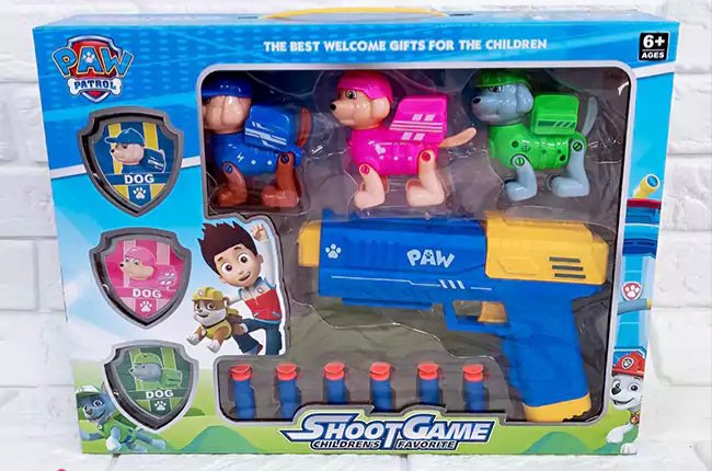 طقم مسدس ومجموعه paw patrol thumbnail 2