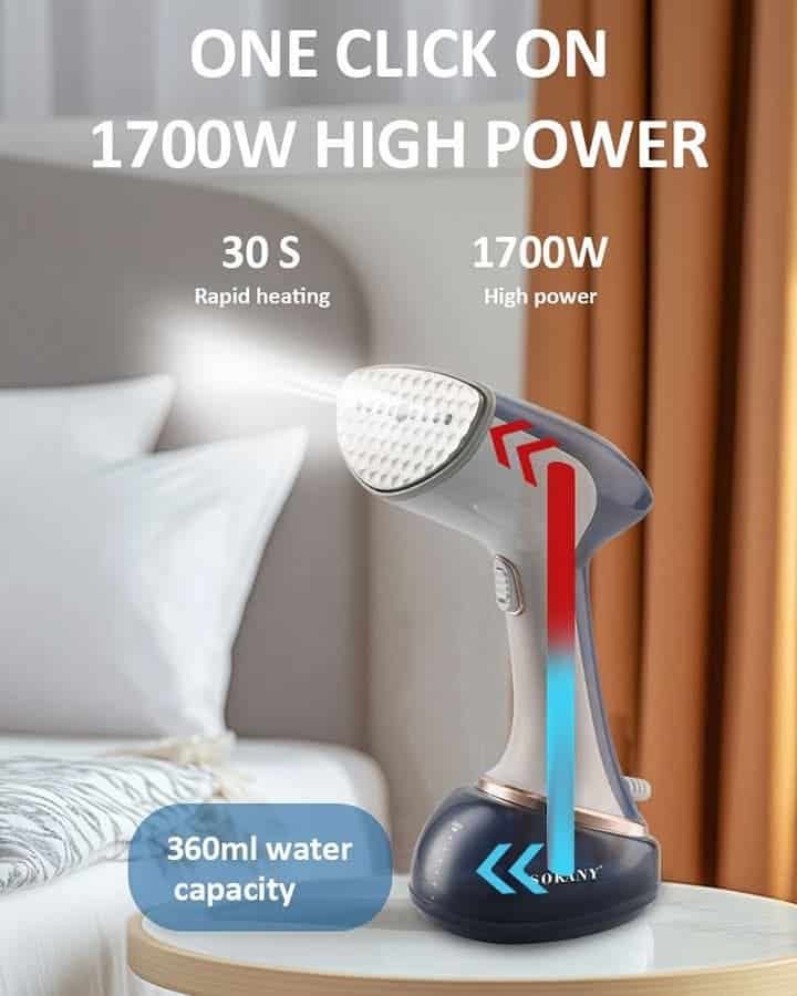 مكواة ملابس بخار سوكاني هاند 1700 وات 360 مل موديل sk-11046 thumbnail 4