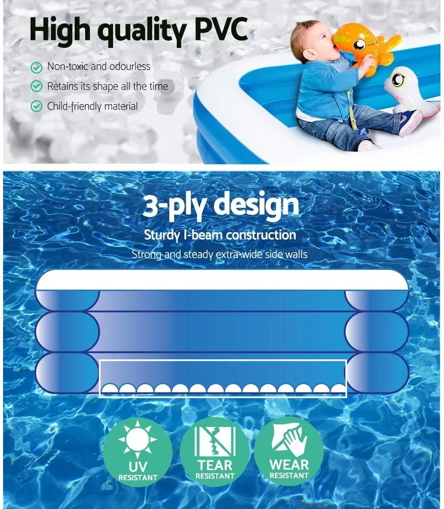 بسين 3.05متر×1.83×56سم مستطيل من bestway thumbnail 3