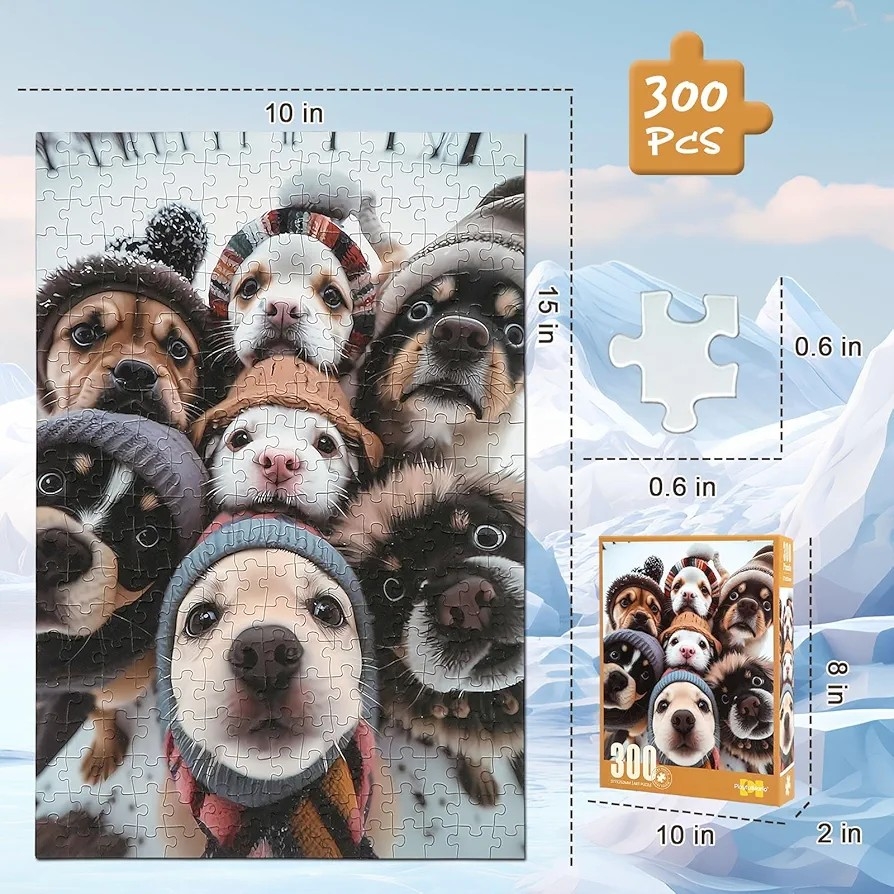 بازل 300 قطعه ممتاز- شكل snow selfie thumbnail 6