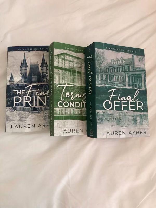 the fine print series ( 3books)