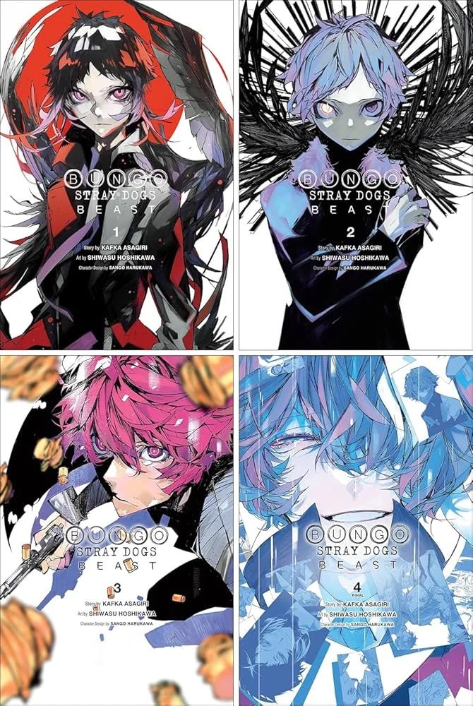 bungo stray dogs beast (4 voulemes pocket size)