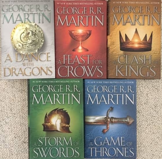 game of thrones series (5books)