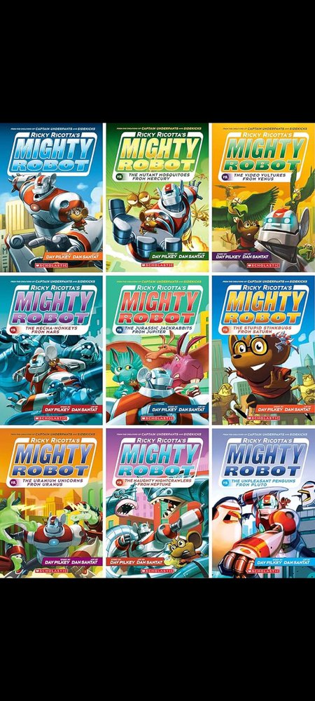 richey ricotta's mighty robot series (9 books)
