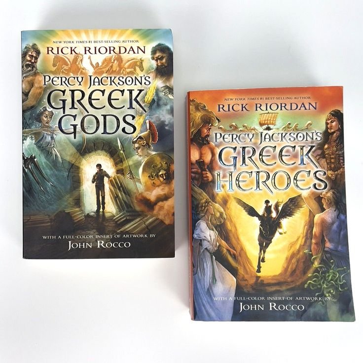 percy jackson and greek gods series (2books)