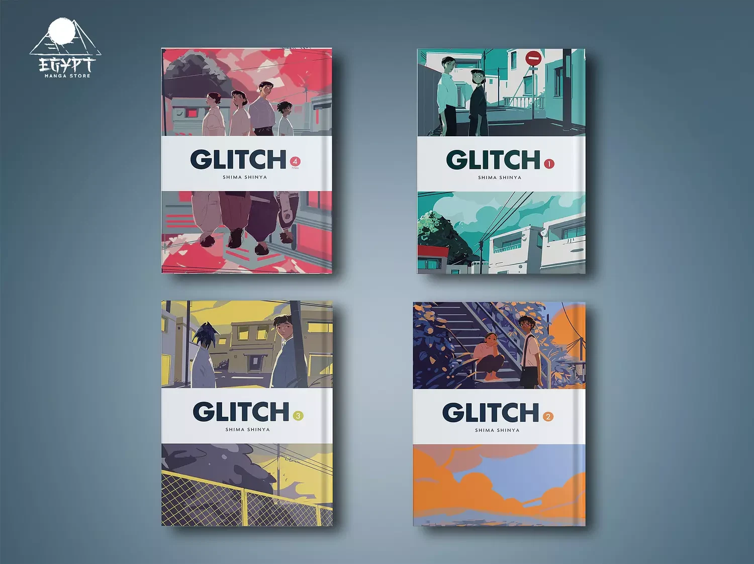 glitch (full set 4 volumes normal size)