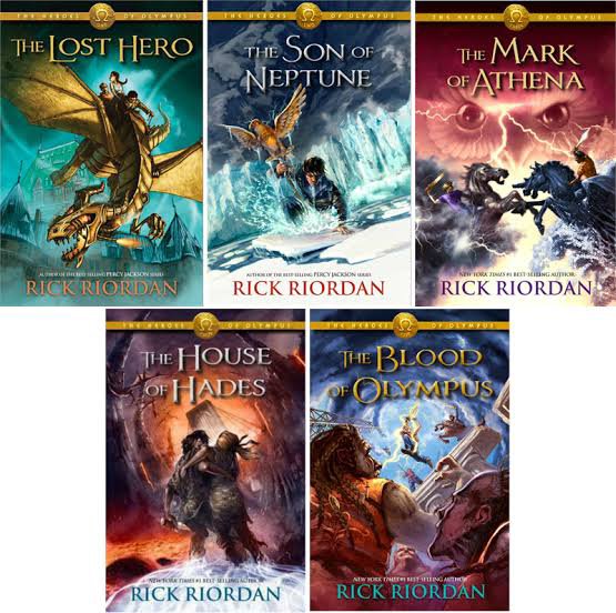 heroes of olympus series (5books)