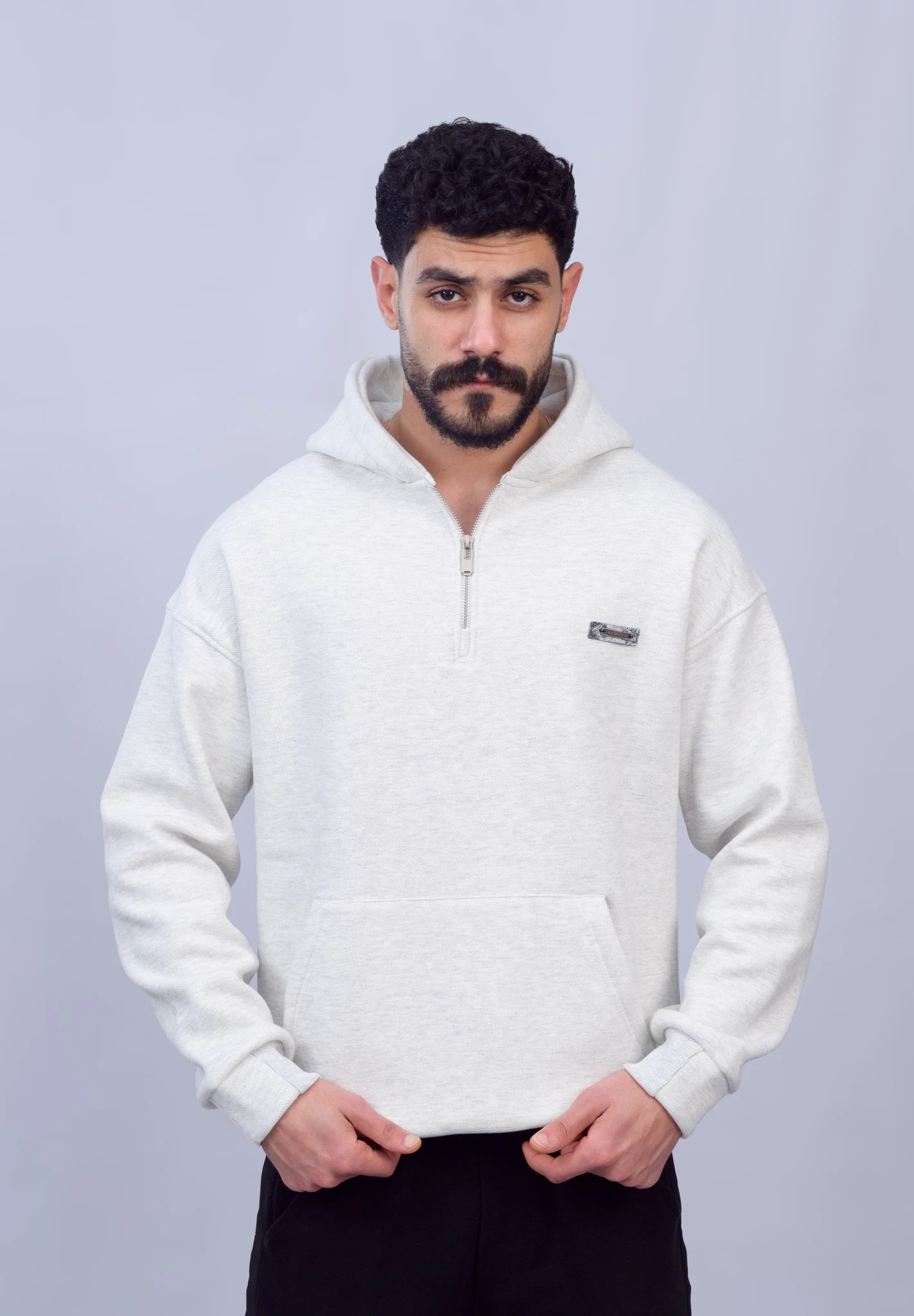 h&s midnight zip hoodie