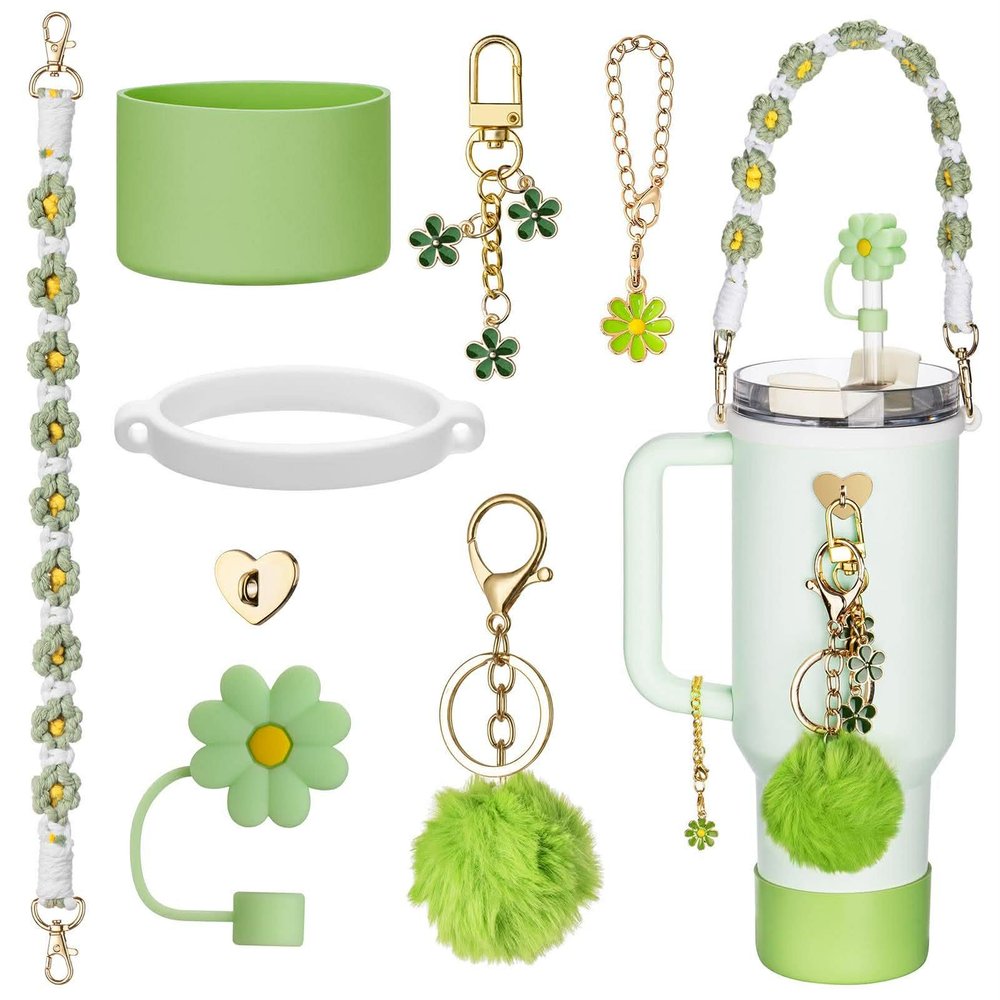 accessories set 10pcs ( green )