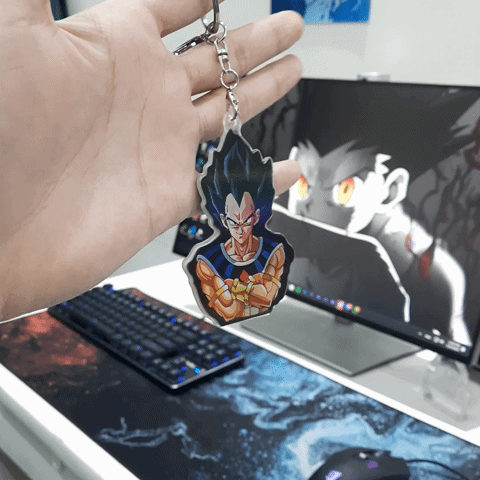 Vegeta super 3D Keychain Sticker thumbnail 2