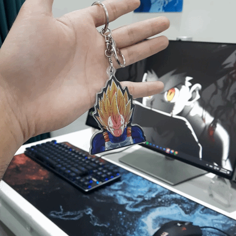 Vegeta 3D Keychain Sticker thumbnail 2