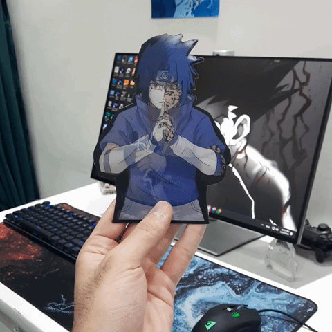 Sasuke Uchiha 3D Laptop Sticker thumbnail 4
