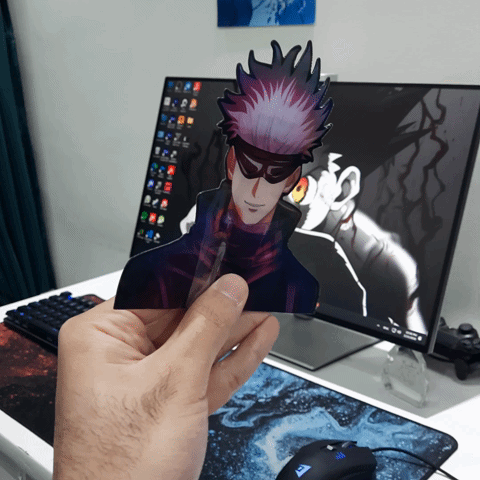 satoru gojo 3d laptop sticker thumbnail 4